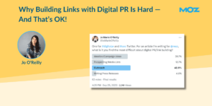 Building Links with Digital PR Is Hard